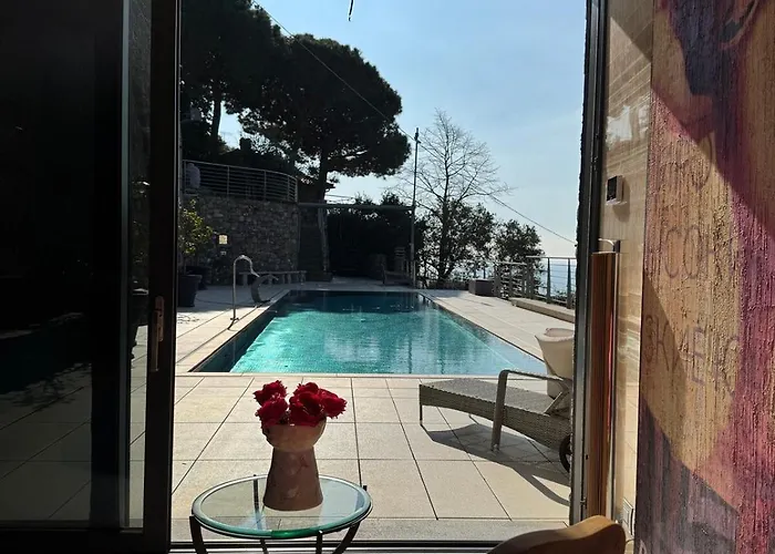 Villalino Tre Palme, Pool, 2 Schlafzimmer, 2 Baeder, Pool, Terrasse, Outdoor Fitness