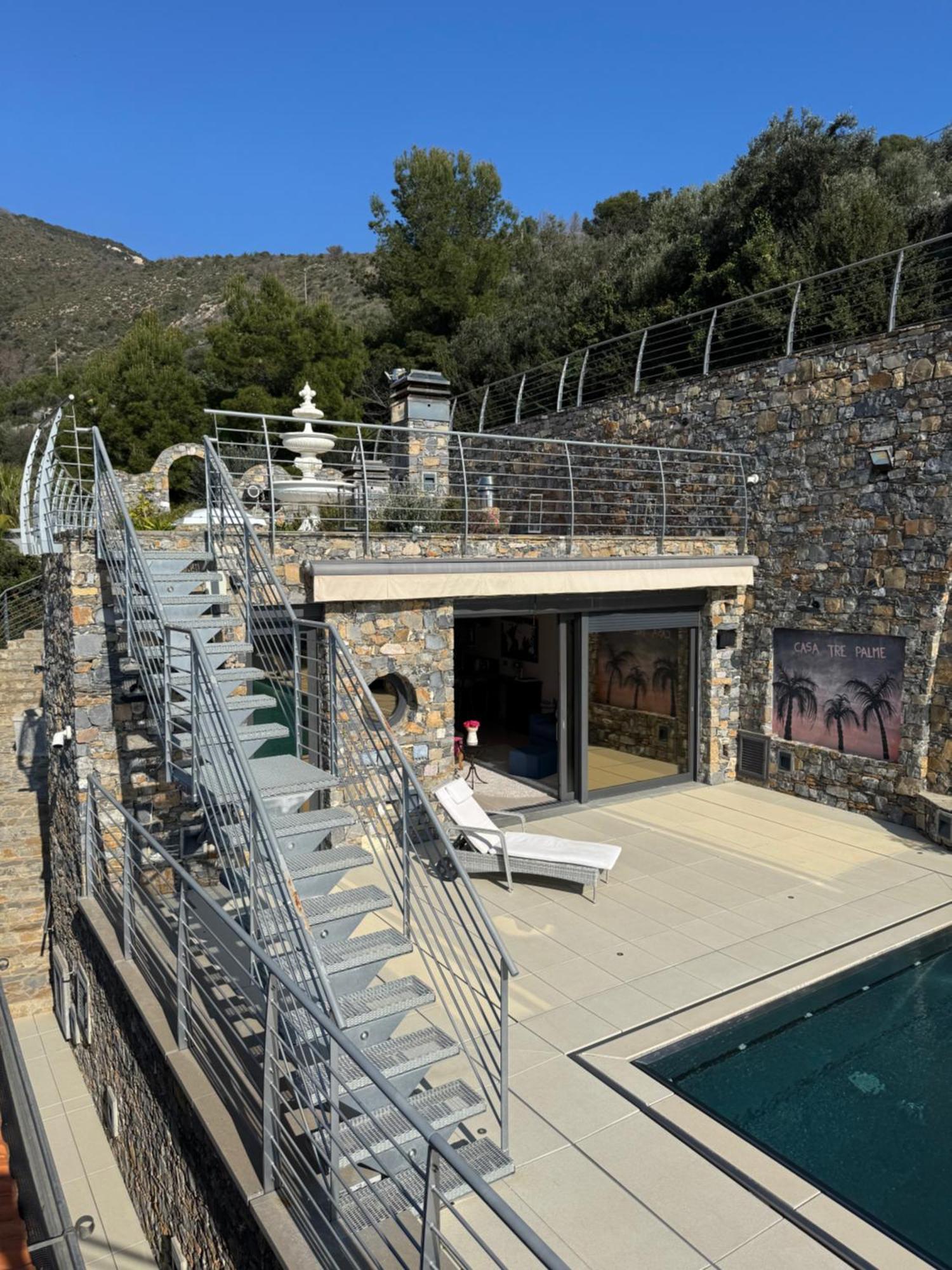 Villalino Tre Palme, Pool, 2 Schlafzimmer, 2 Baeder, Pool, Terrasse, Outdoor Fitness Appartamento *